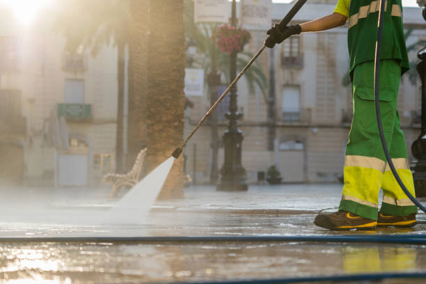 Pressure Washing Brick in Roundup, MT